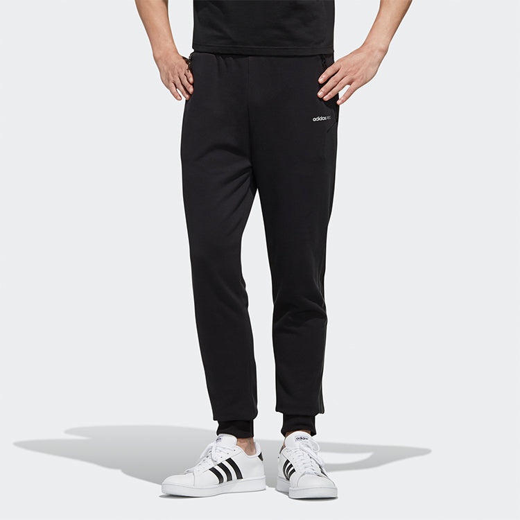 adidas neo M Fav 3s Tp Casual Sports Pants Black EI4466 - 3