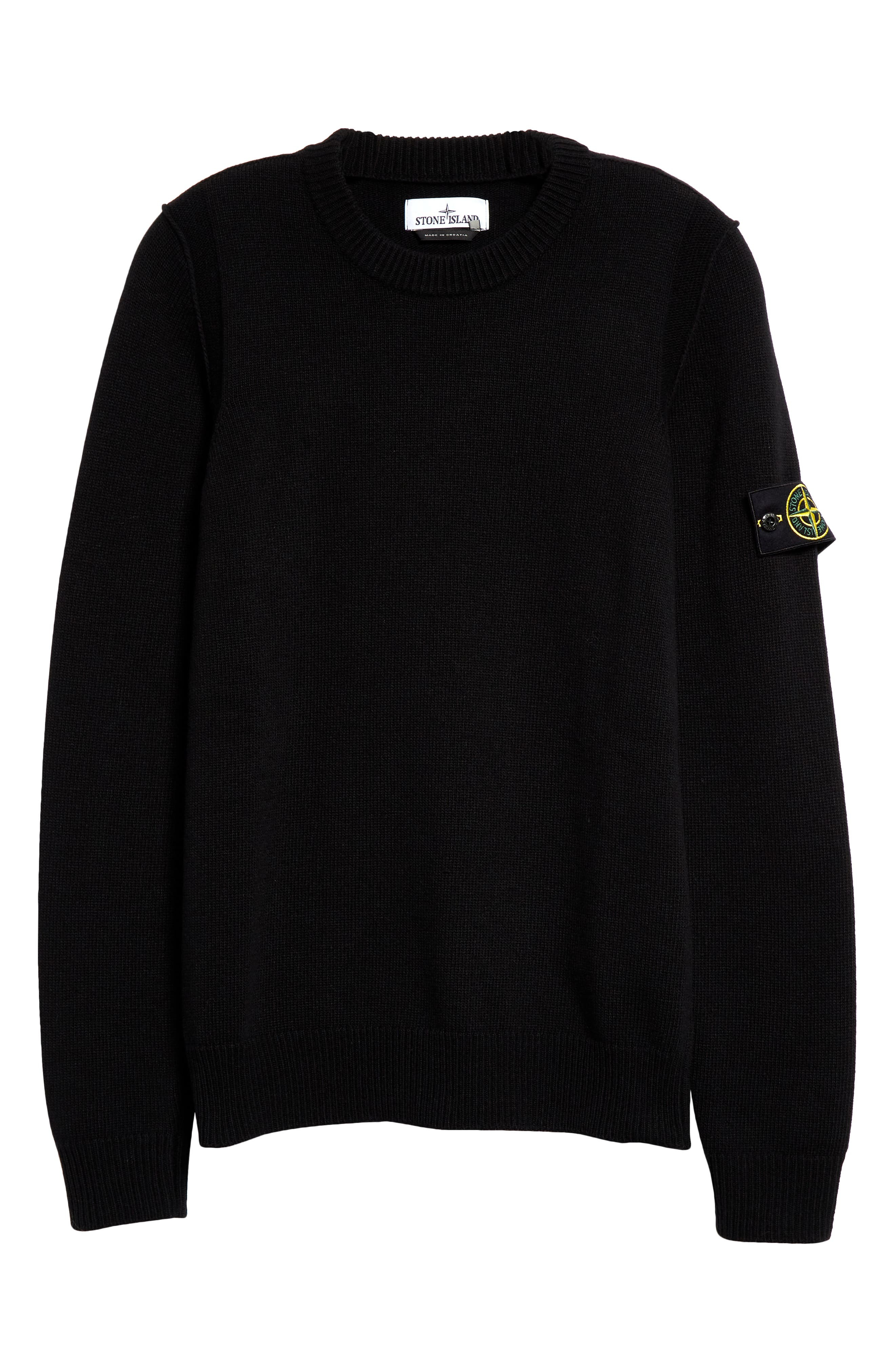 Crewneck Wool Blend Sweater - 5