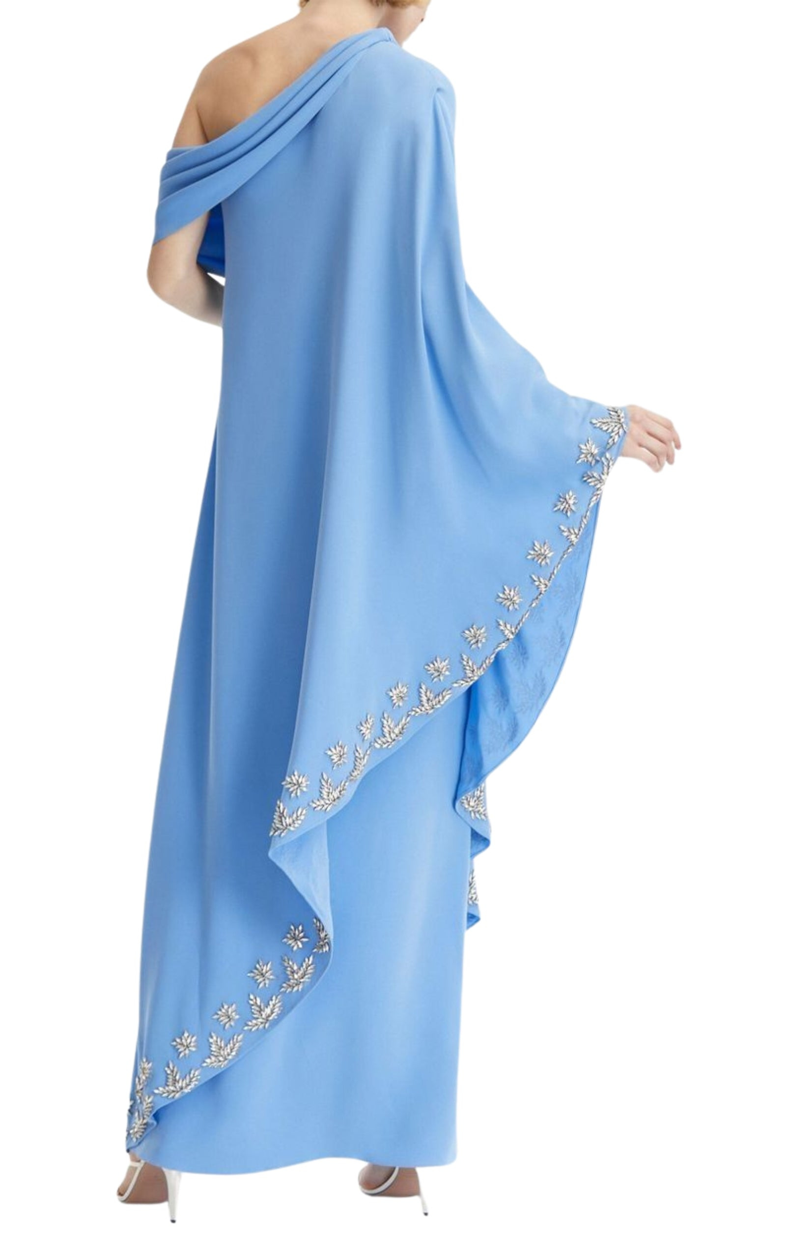 One Shoulder Drape Design Dress - 3