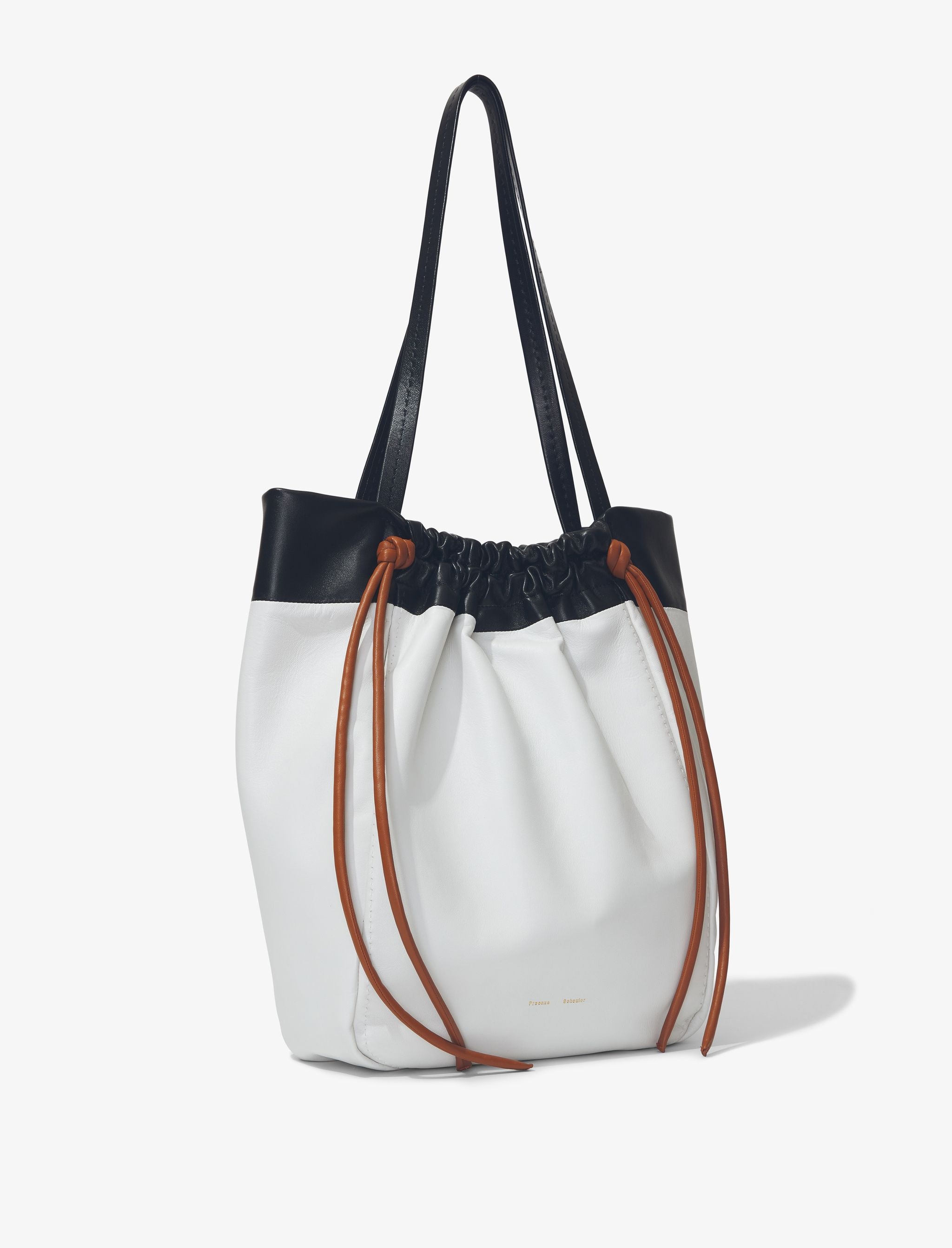 Color Block Drawstring Tote - 2