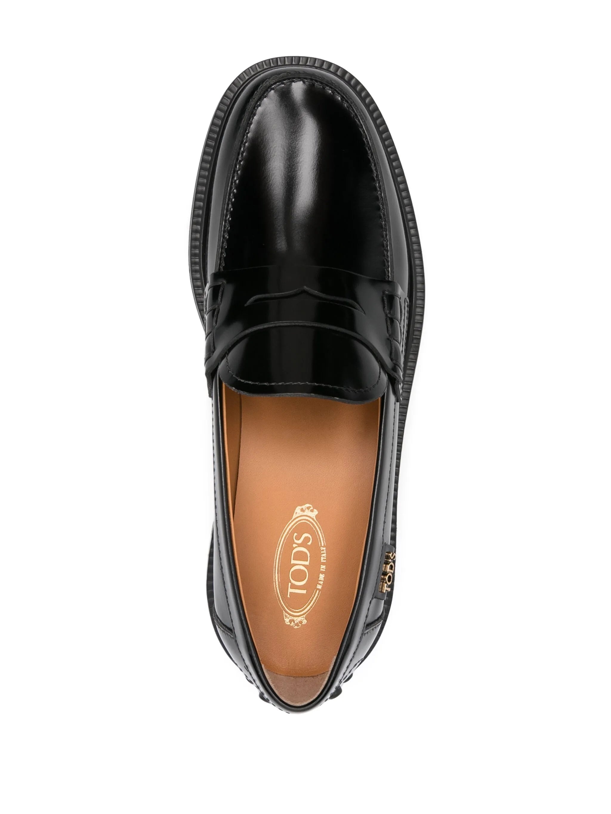 Tod's Logo-lettering Loafers - 3