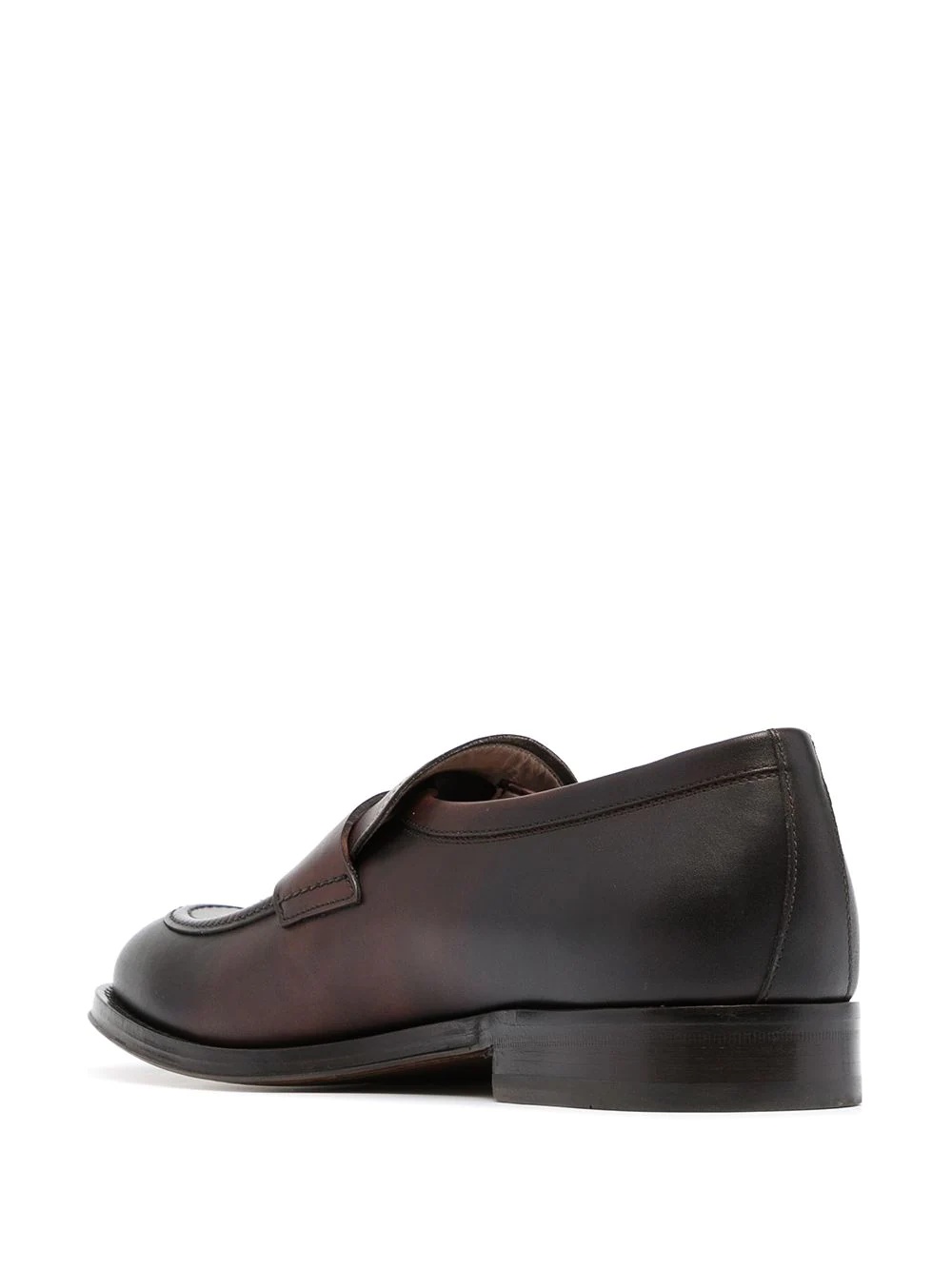 leather penny loafers - 3