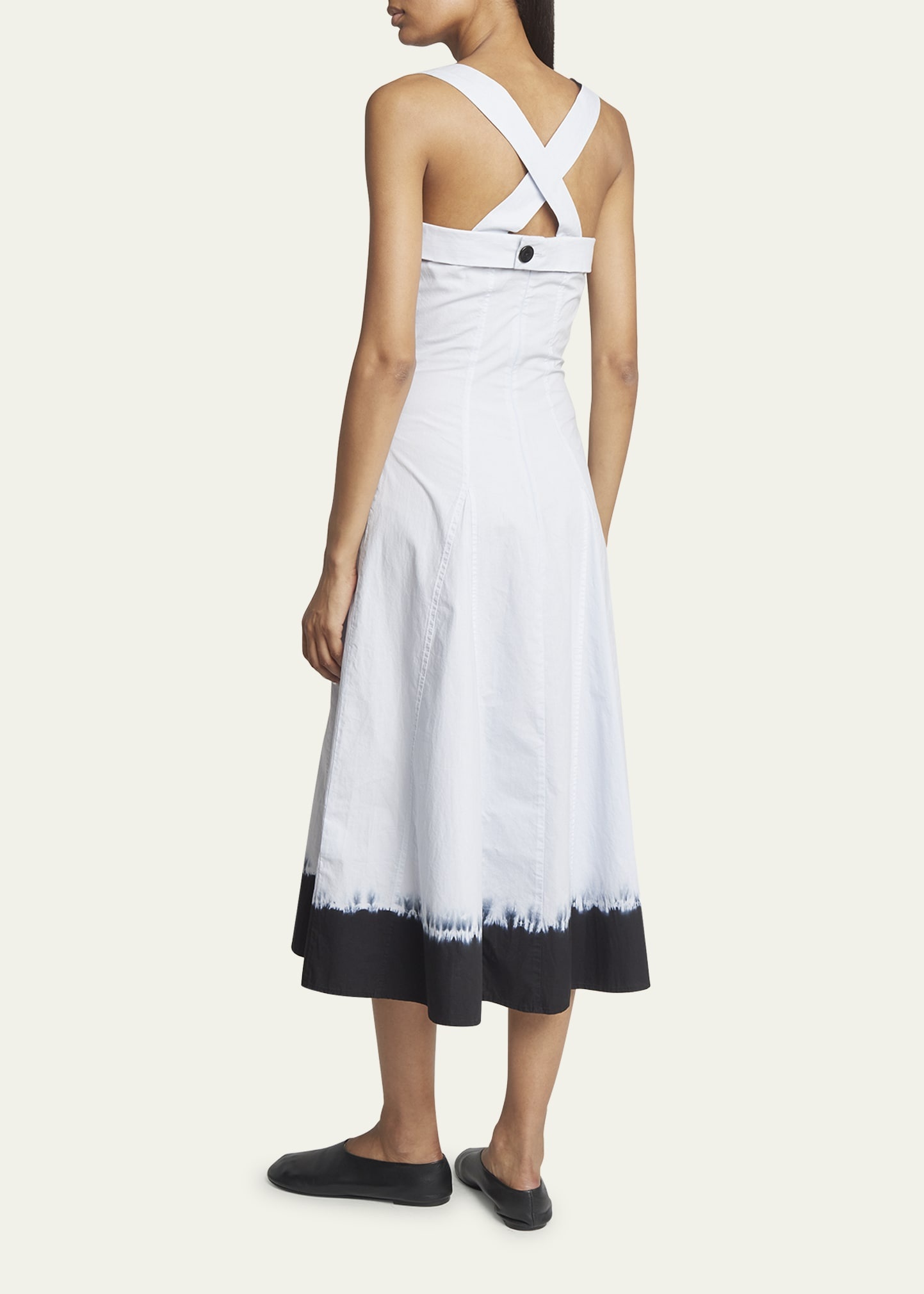 Proenza Schouler Black Proenza Schouler White Label Edie Midi Dress