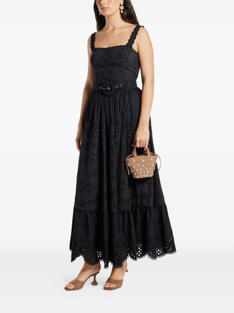 HEMANT & NANDITA Raga scalloped-edge maxi dress outlook