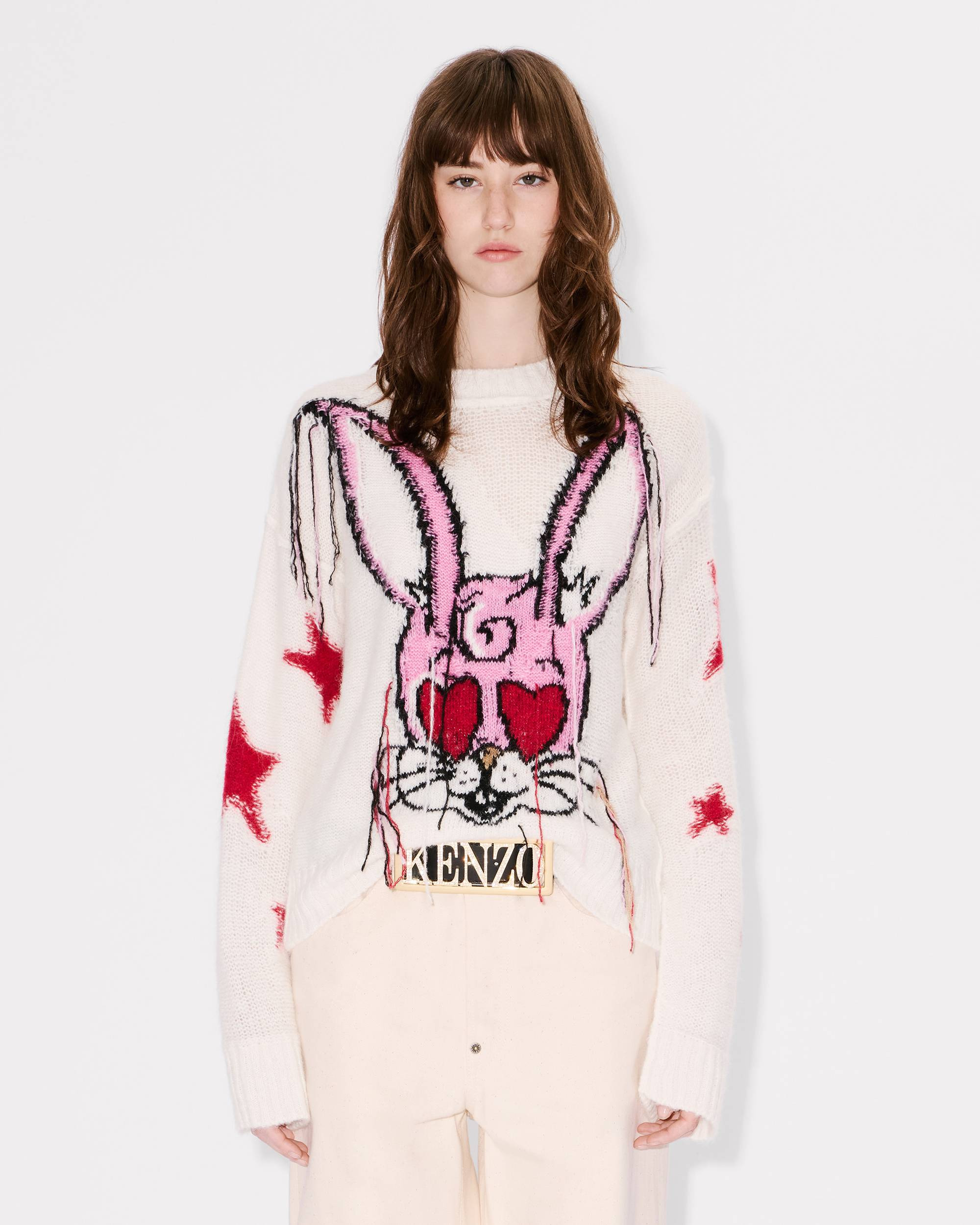 'KENZO Cartoon' jumper in mixed hairy wool alpaca - 3