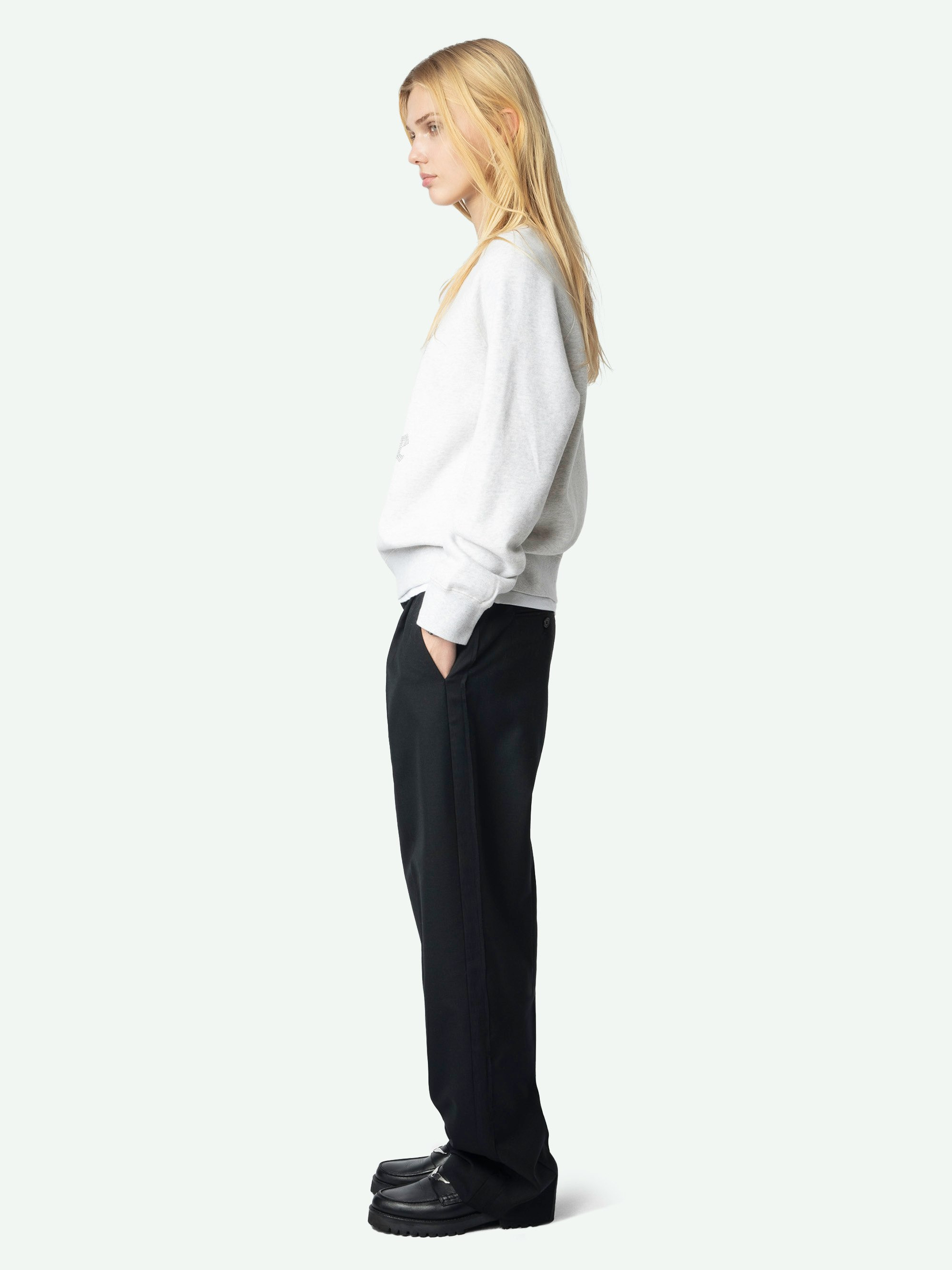 Upper  Diamanté Sweatshirt - 4