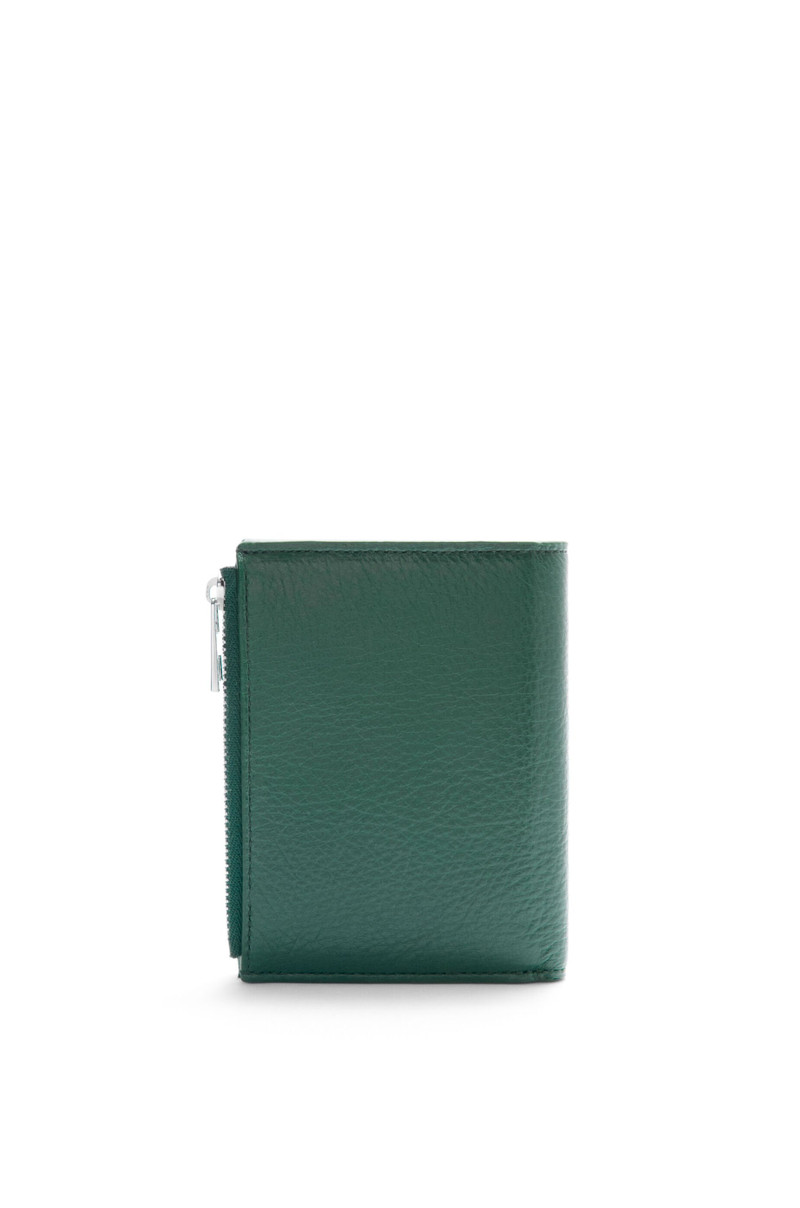 Slim compact wallet in deerskin 4