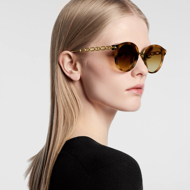 My LV Chain Two Round Sunglasses 6