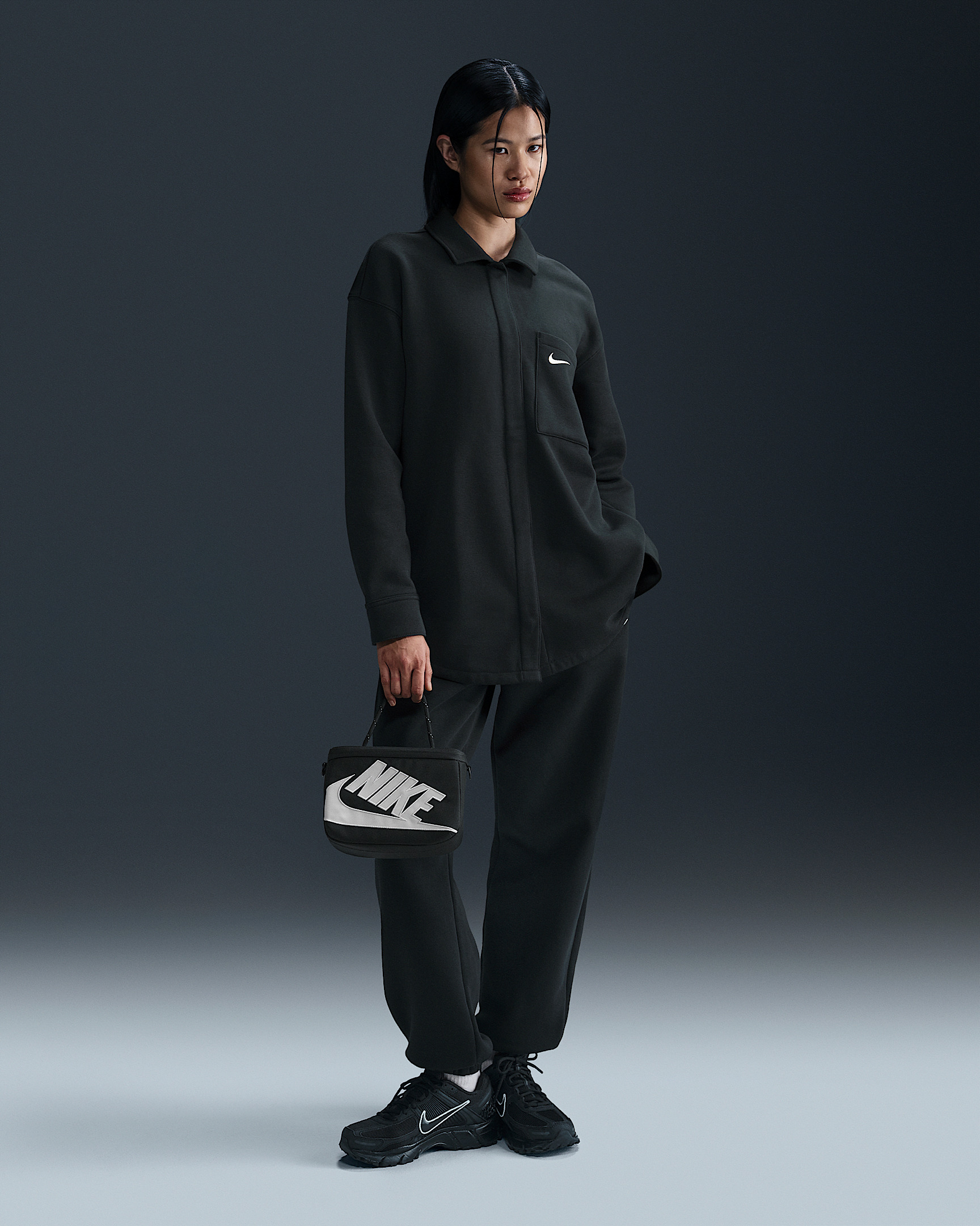Nike Sportswear Phoenix Fleece Women's Oversized Shirt Jacket - 4