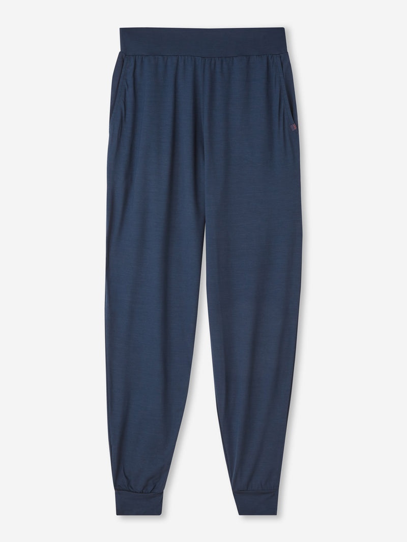 Women's Track Pants Basel Micro Modal Stretch Navy - 1