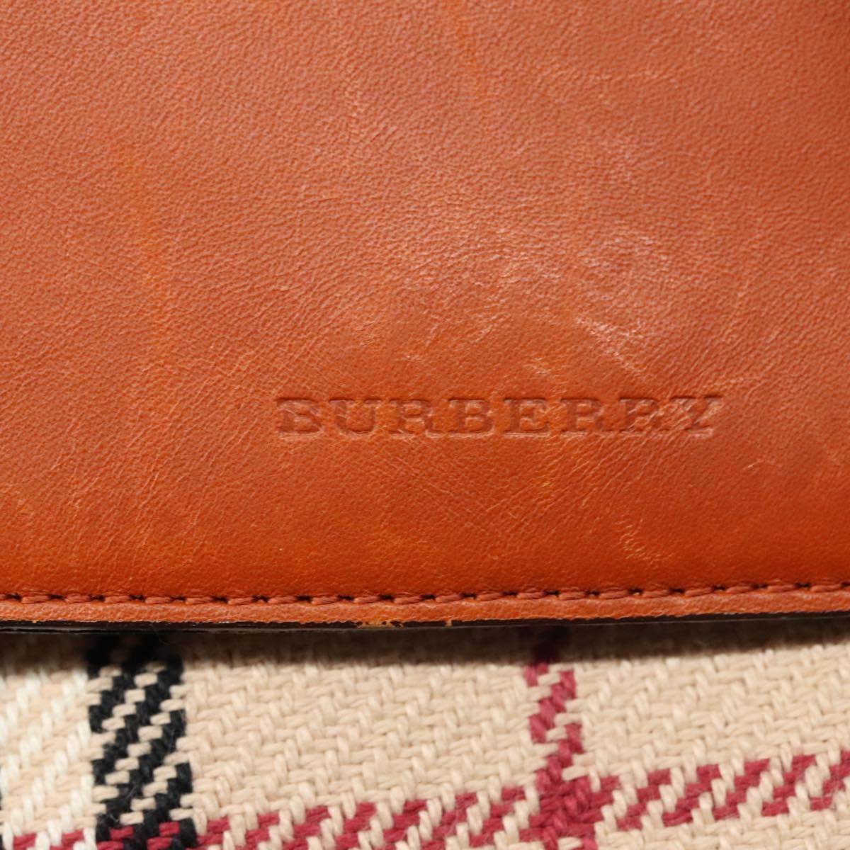 Burberry Nova Check Hand Bag Canvas Beige - 11
