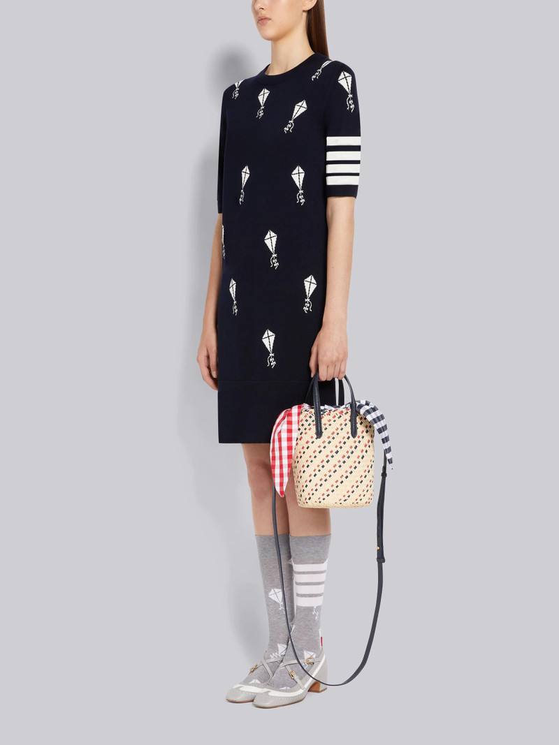 Color TK Raffia Stripe Embroidery Gingham Oxford Scarf Crossbody Mini Basket Tote 6