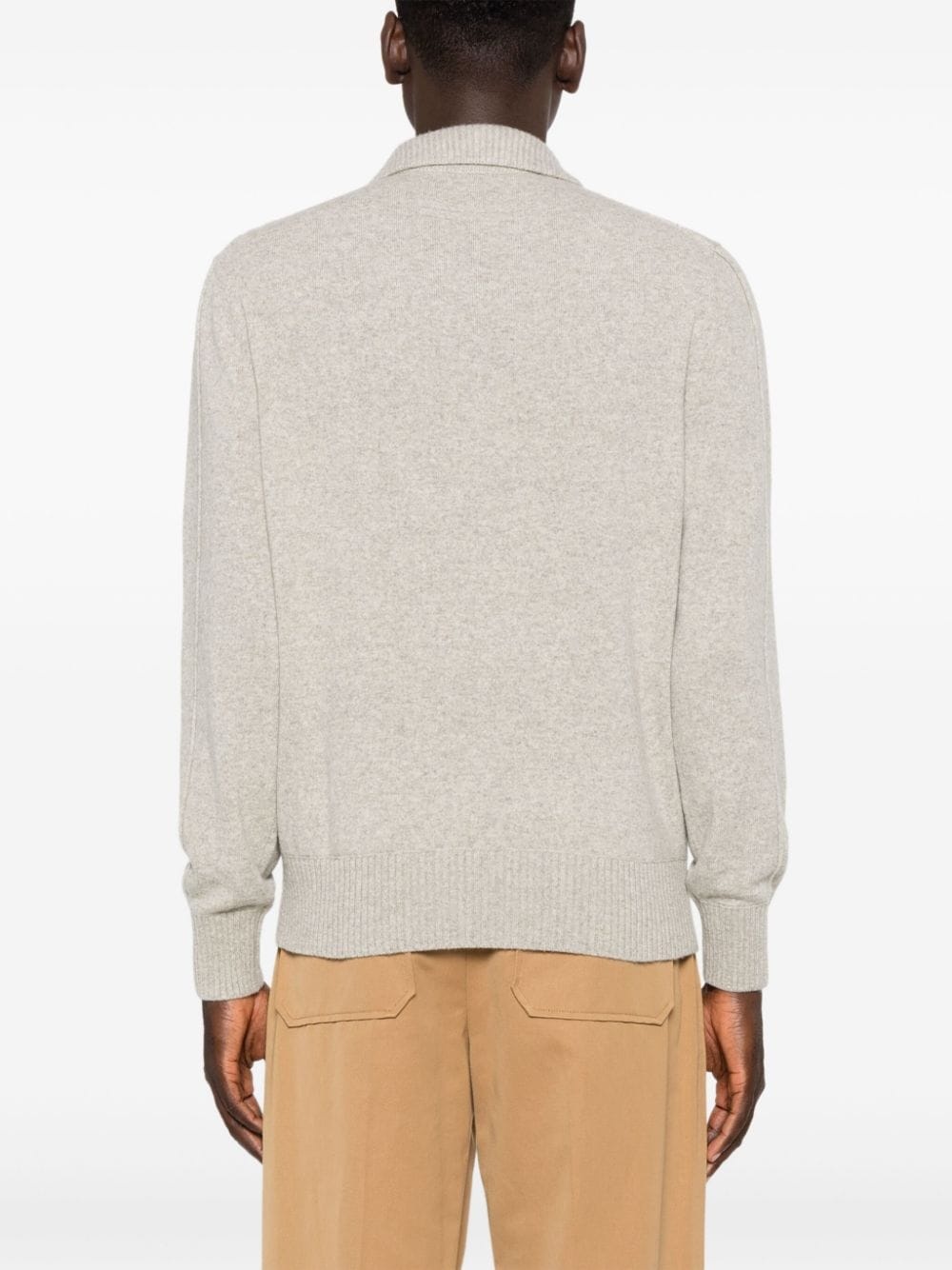 mÃ©lange fine-knit jumper - 4