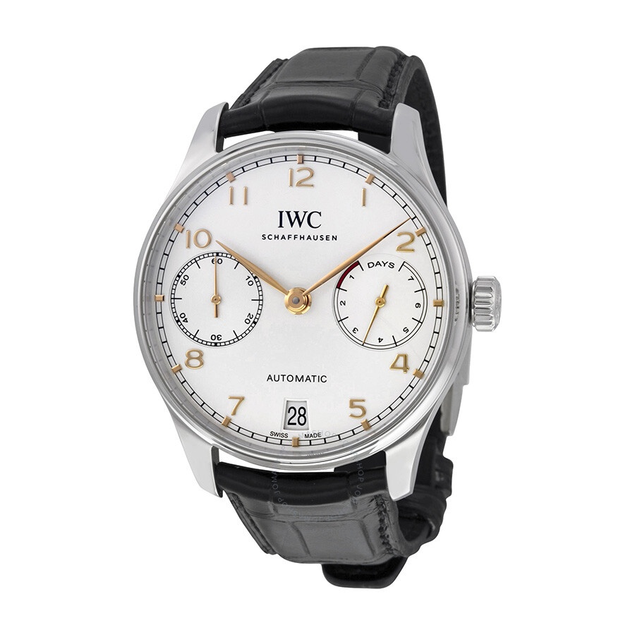 IWC Portugieser Automatic Silver Dial Men's Watch IW500704 - 1