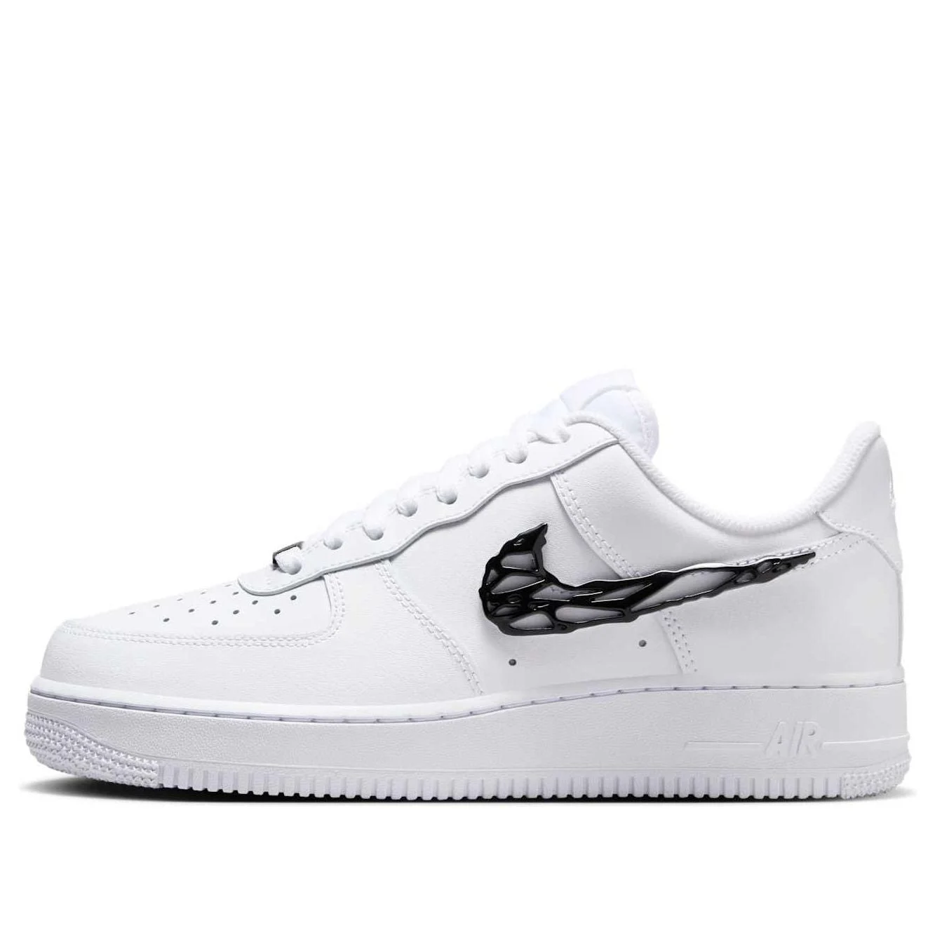 (WMNS) Nike Air Force 1 Low 'Liquid Metal Swoosh' IF1686-101 - 1