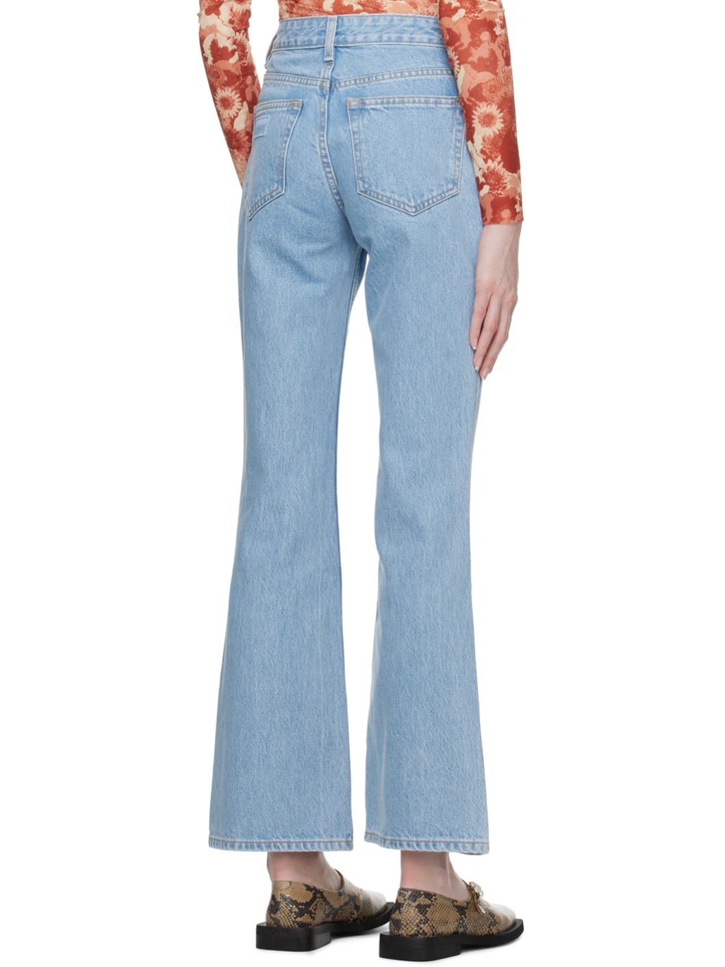 Blue Faded Jeans - 3