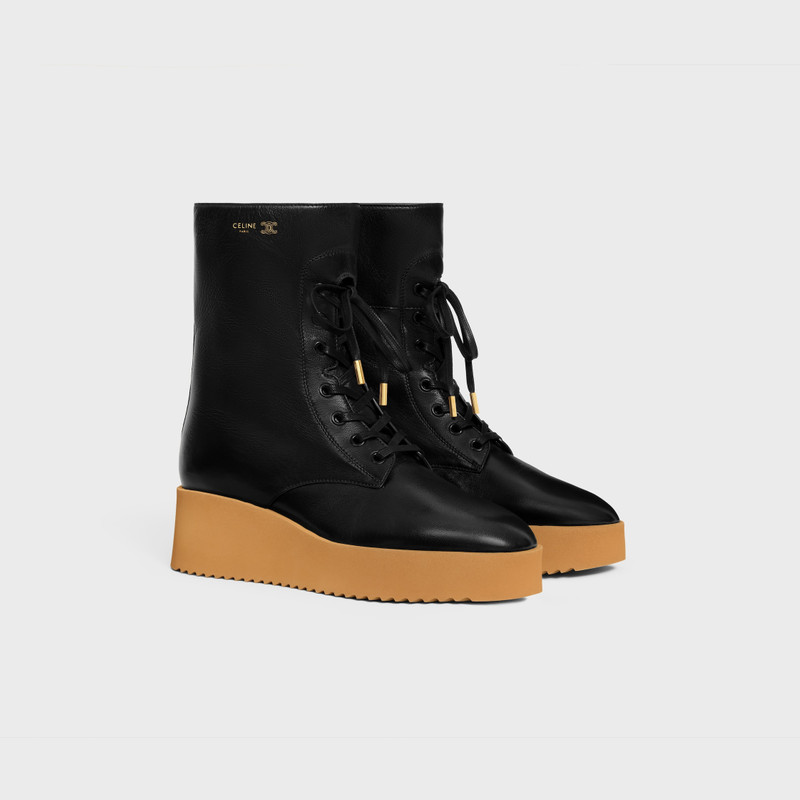 STEP - LACE-UP BOOT IN SHINY CALFSKIN 2