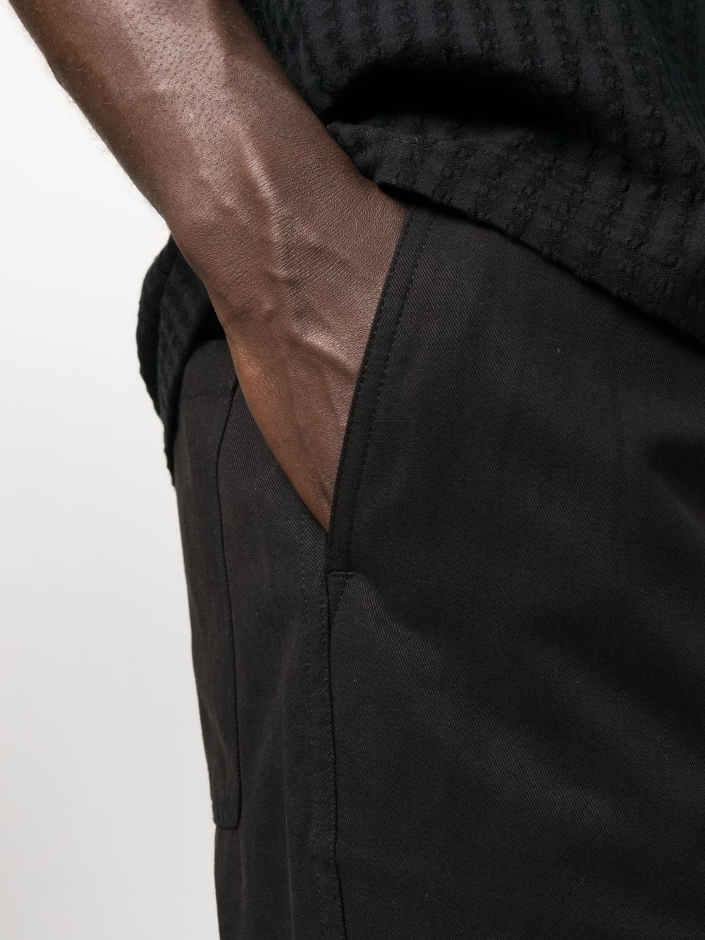 straight-leg elasticated-waistband trousers - 5