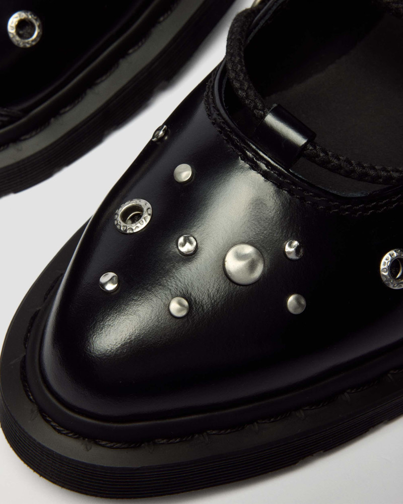 ELPHIE II Studded Buttero Leather Ballet Flats 7
