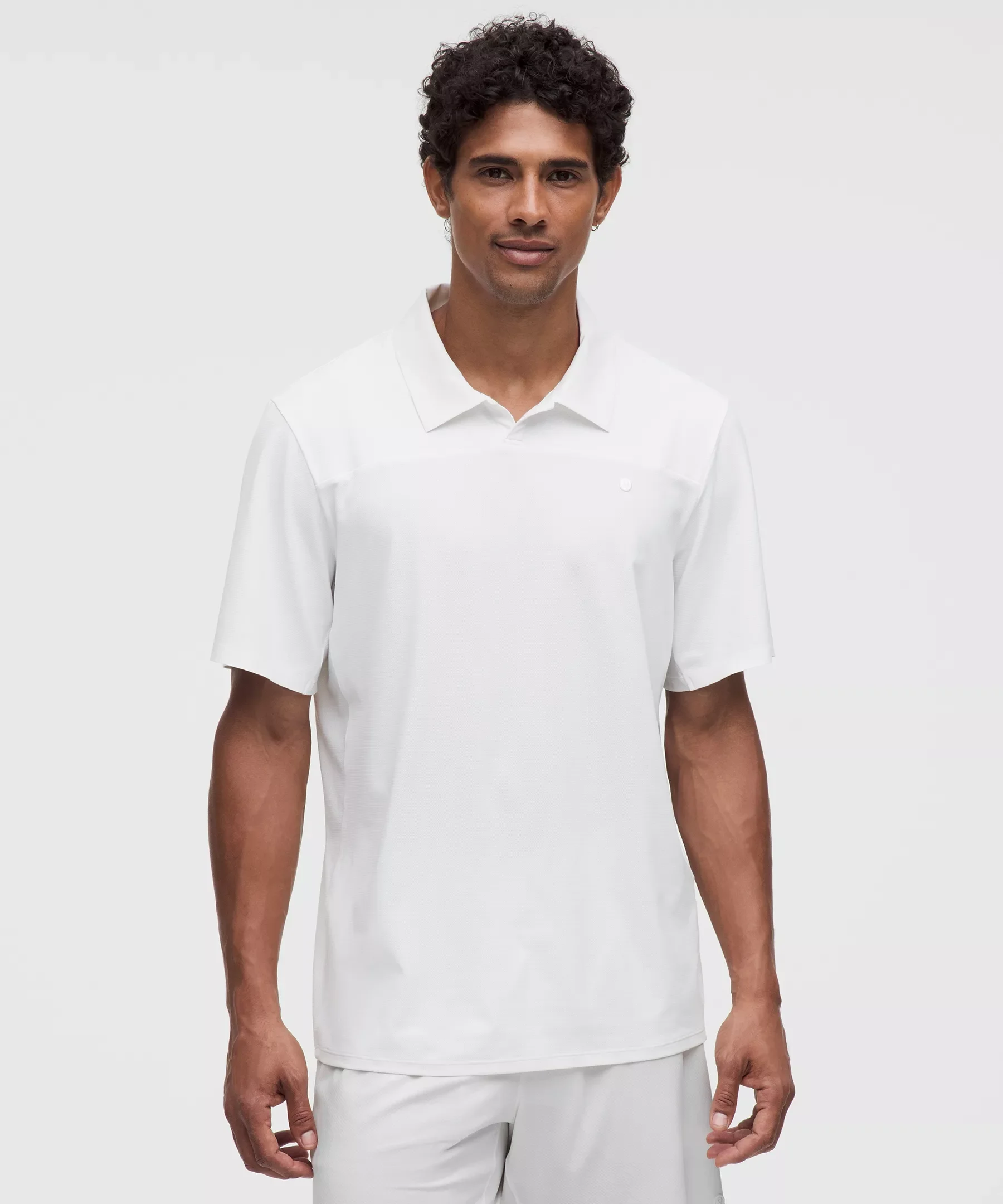 Mesh Pique Tennis Polo Shirt - 1
