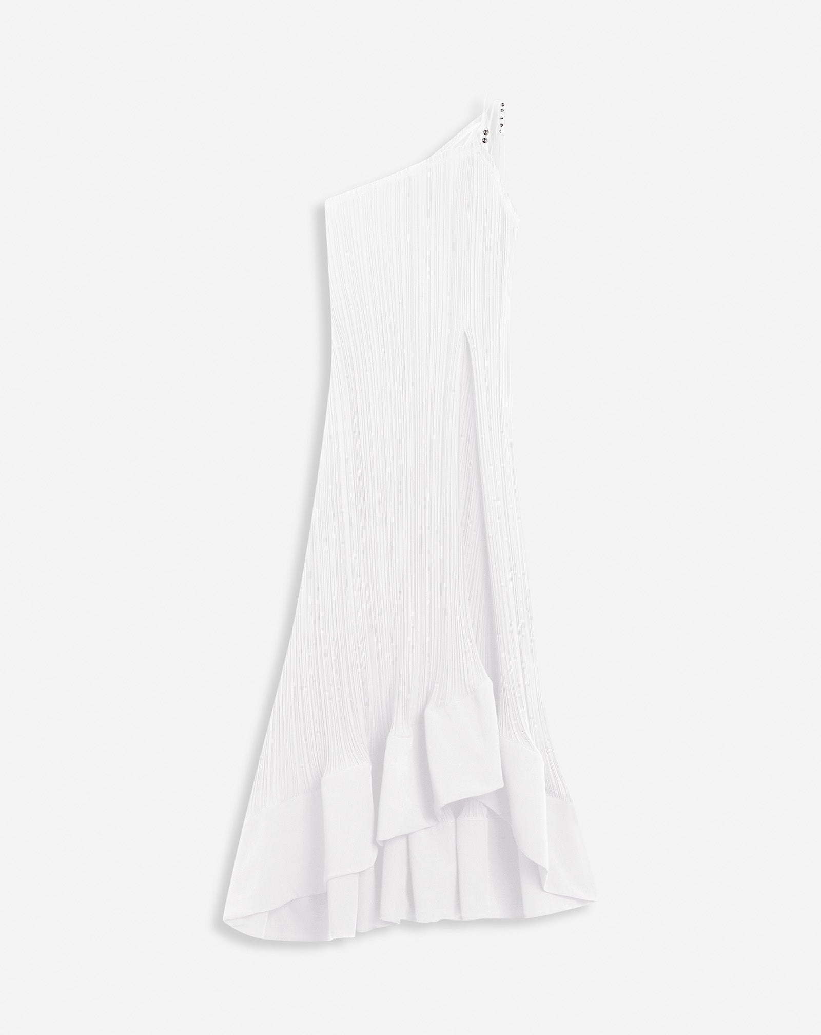 LONG ASYMMETRICAL PLEATED DRESS - 2