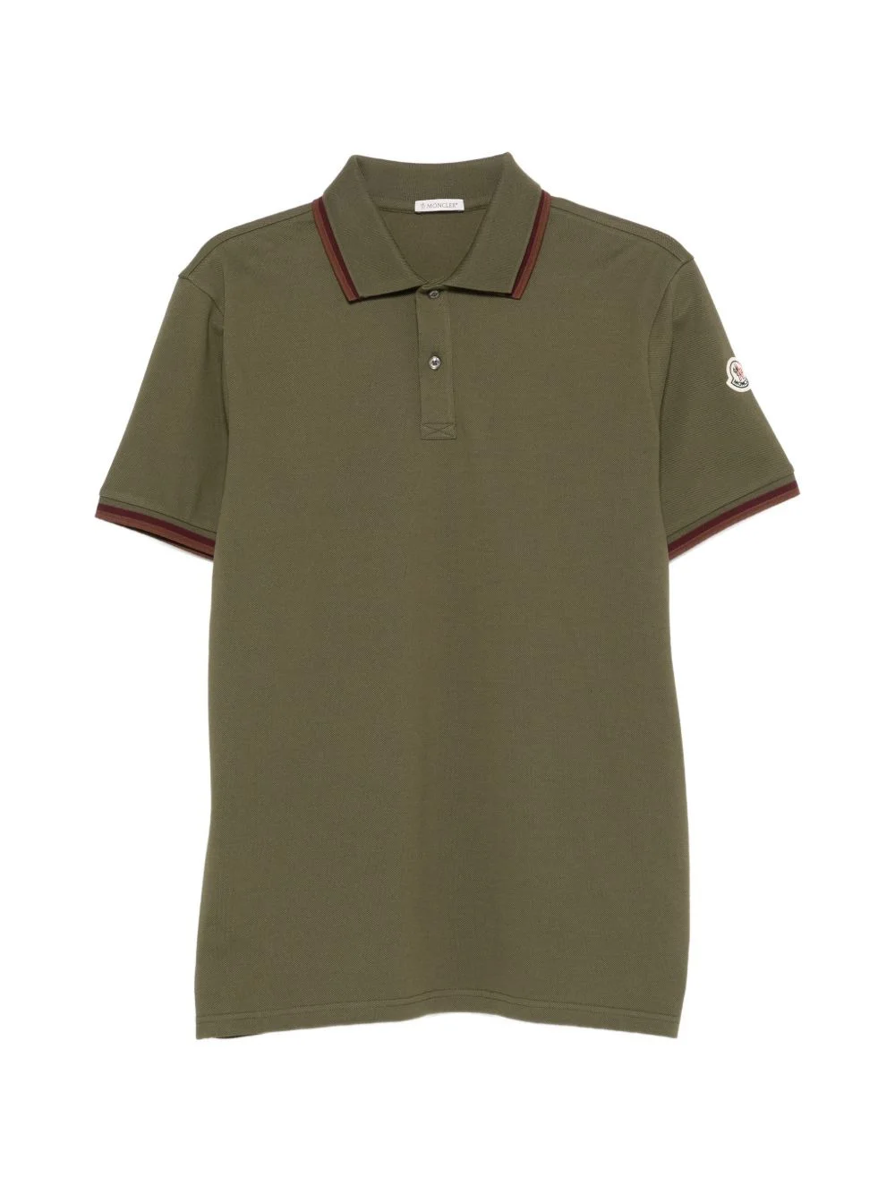 tipped polo shirt - 1