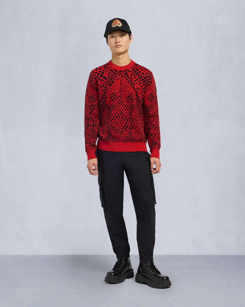 MOOSE KNUCKLES LUNAR NEW YEAR SNAKE SKIN SWEATER outlook