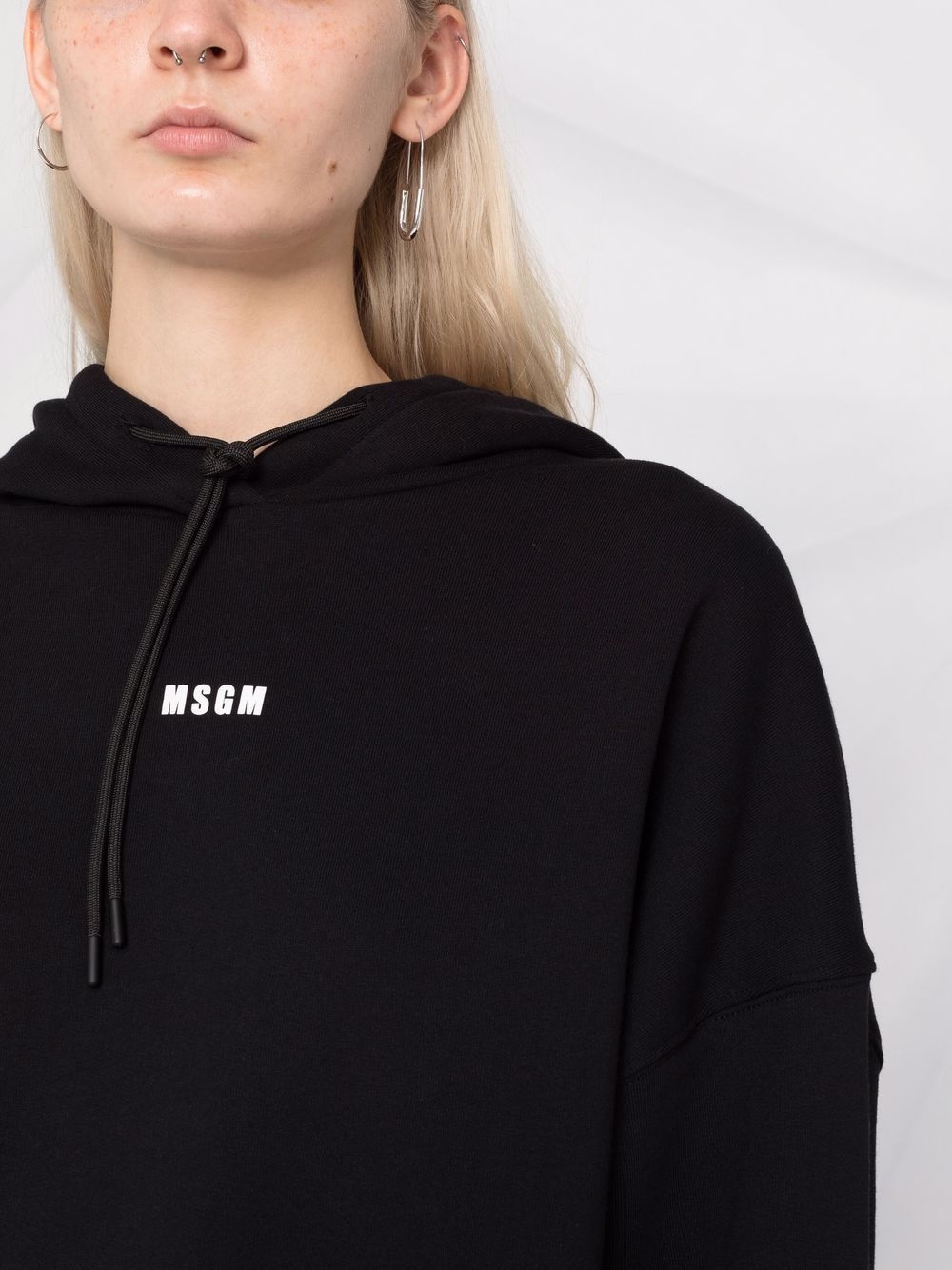 logo-print hoodie - 5