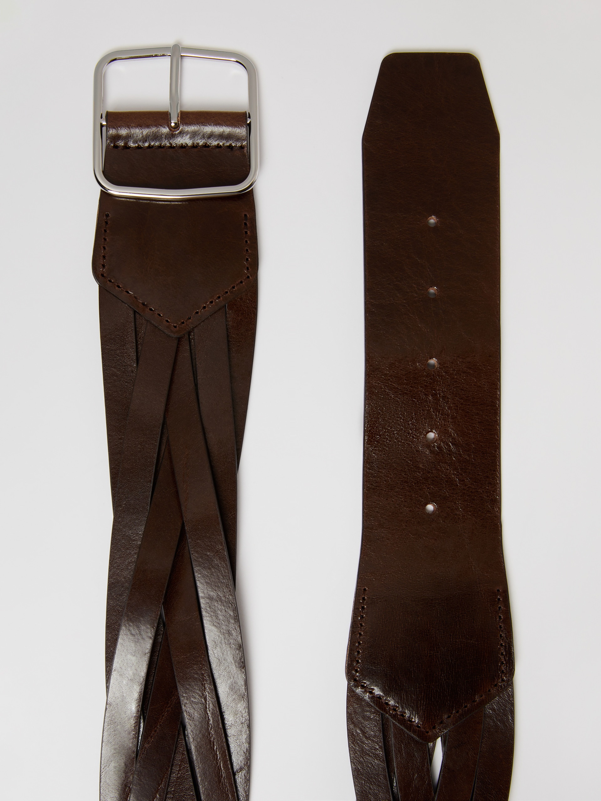 DECANO Woven leather belt - 2