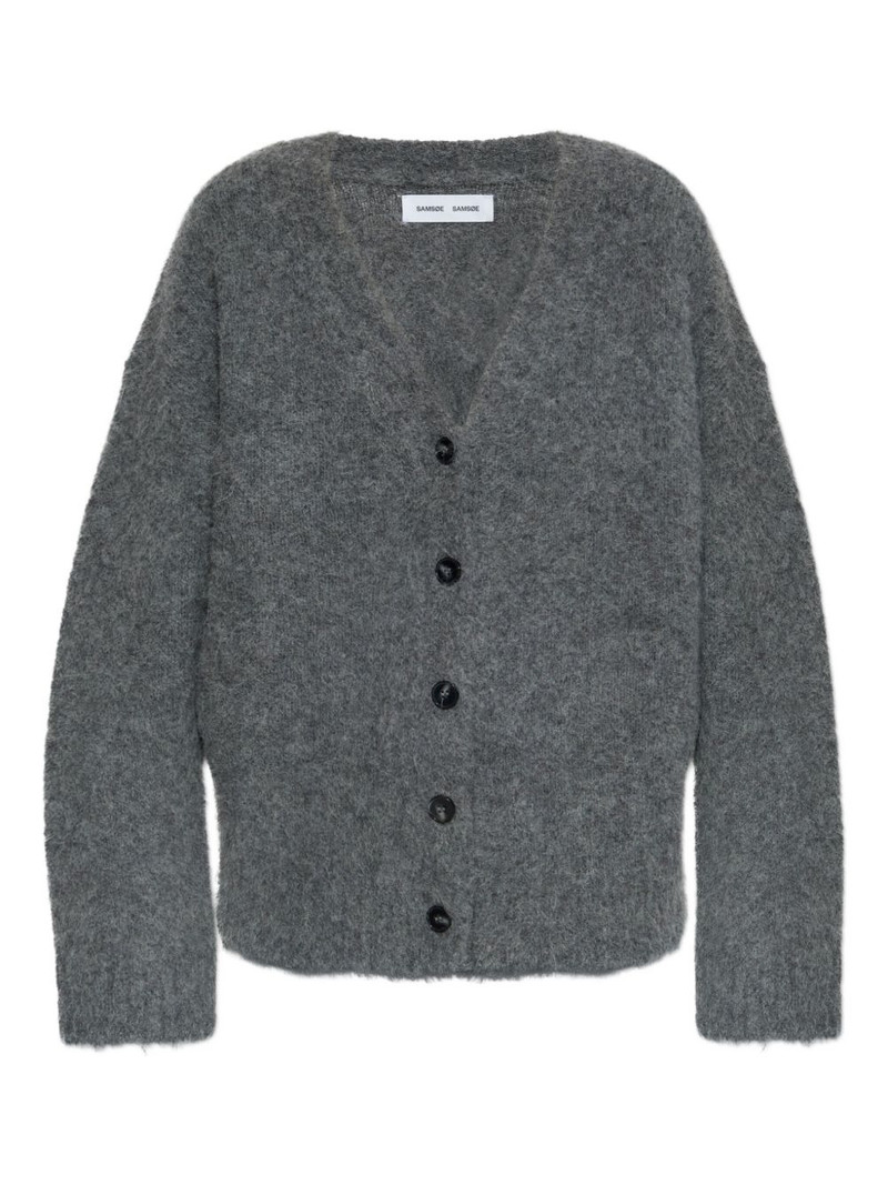 alpaca wool button cardigan 1