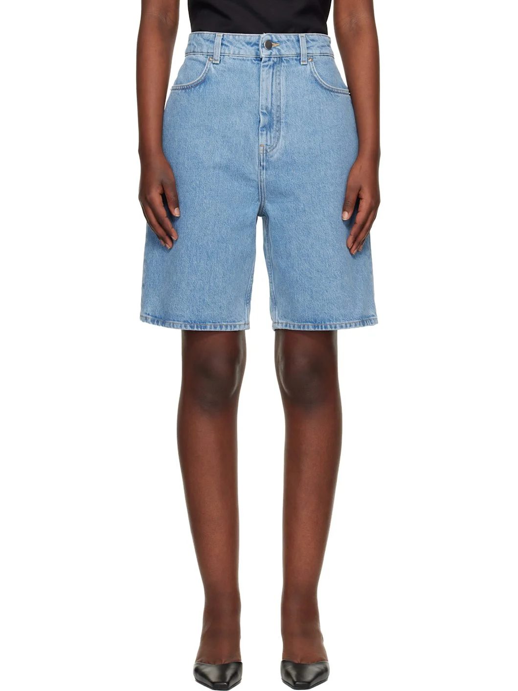 Blue Isu Lds Denim Shorts - 1
