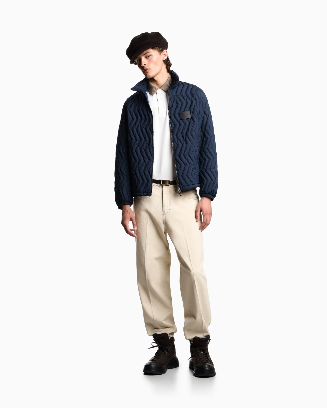 J73 LOOSE-FIT JEANS IN COTTON BULL - 2