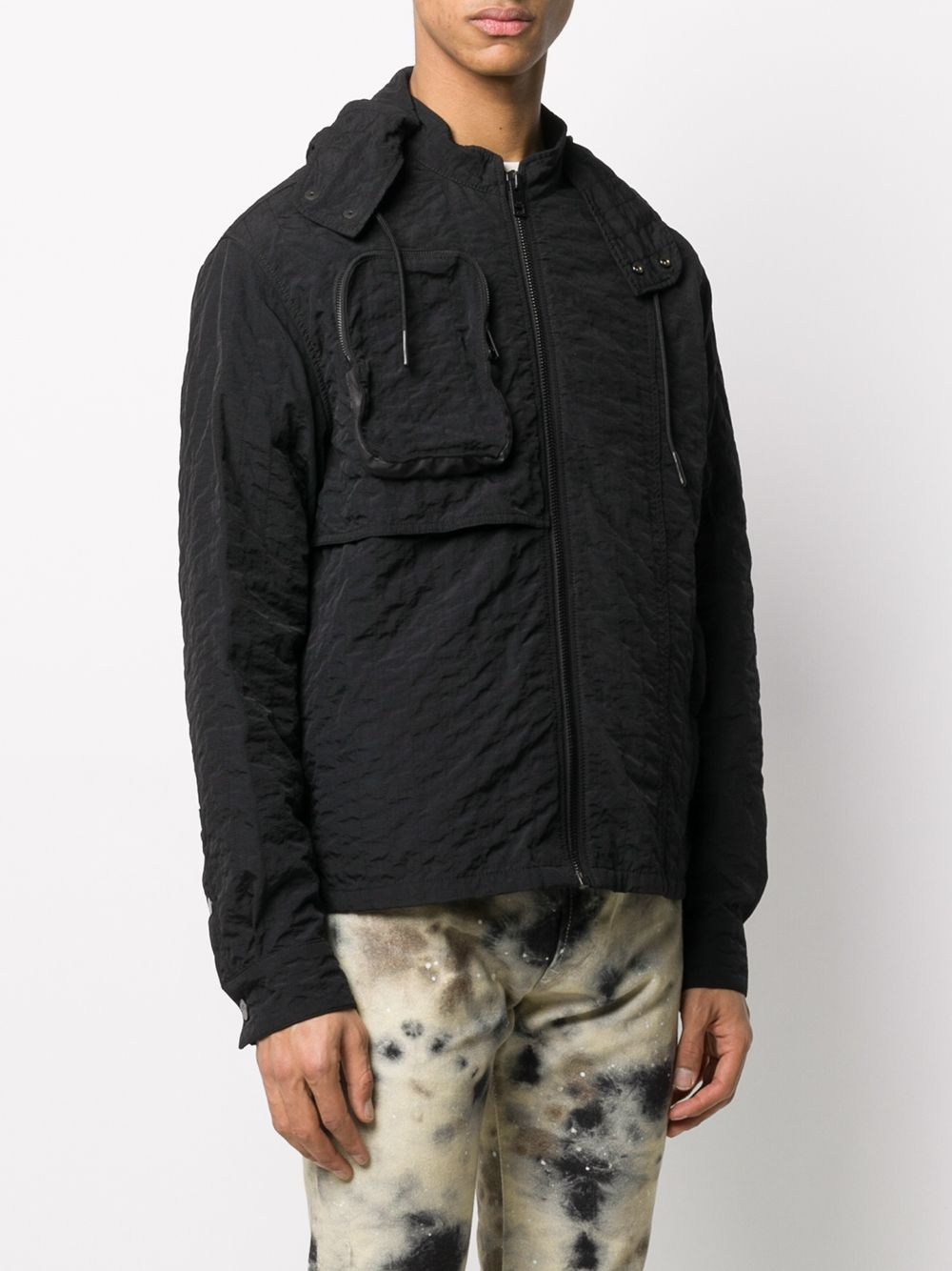 relaxed-fit hooded jacket - 3