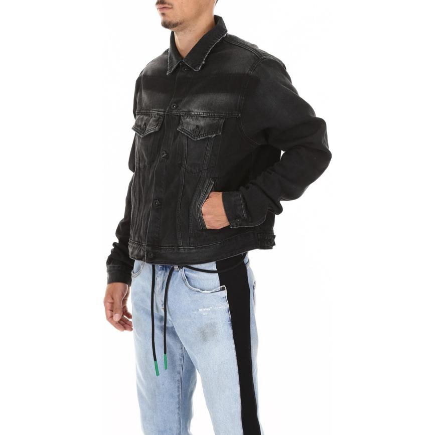 Off white denim jacket impressionism best sale