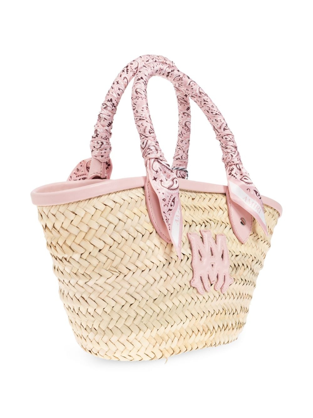 woven-raffia tote bag - 4