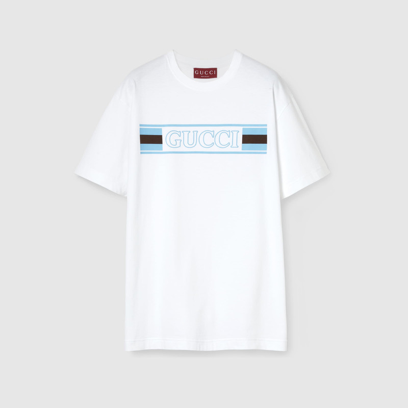 Printed cotton jersey T-shirt 1