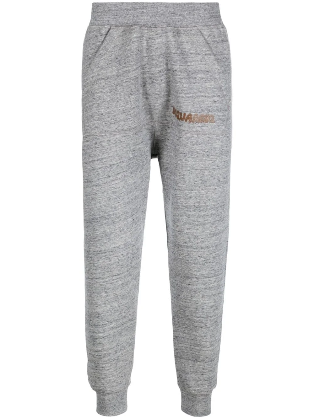 logo-print cotton track pants - 1