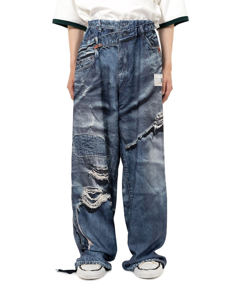 Maison MIHARAYASUHIRO "T.A.T.A x MMY" Trompe-l'oeil Archive Printed Wide Pants outlook