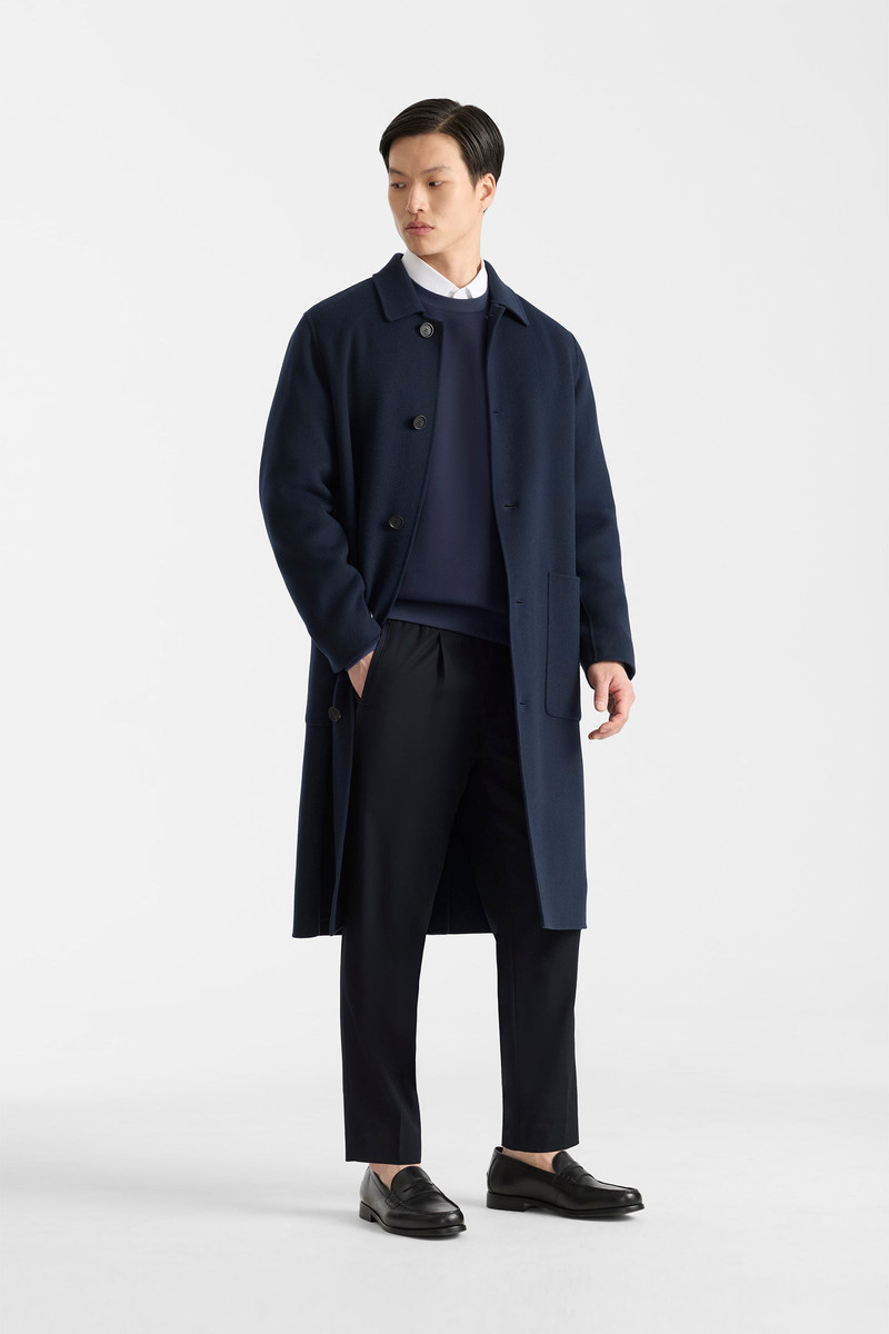 BECKETT-Z Handmade Wool Overcoat 9