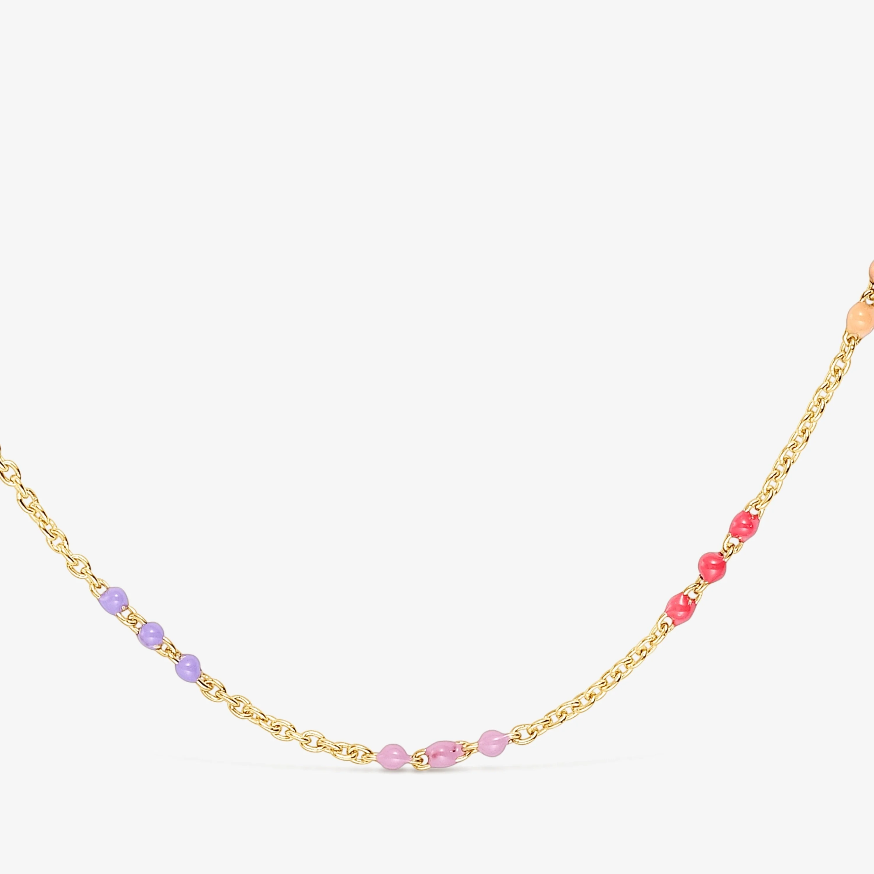 Silver vermeil Bold Bear Necklace with enamel - 1