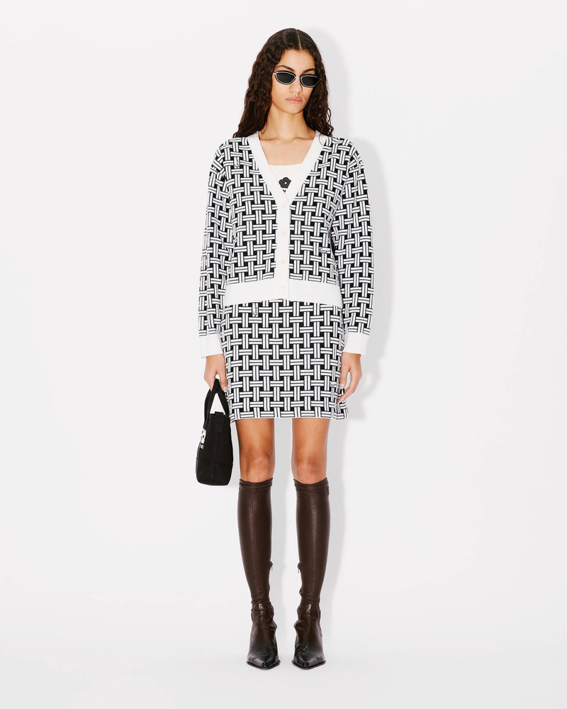 'KENZO Weave' embroidered cardigan 5