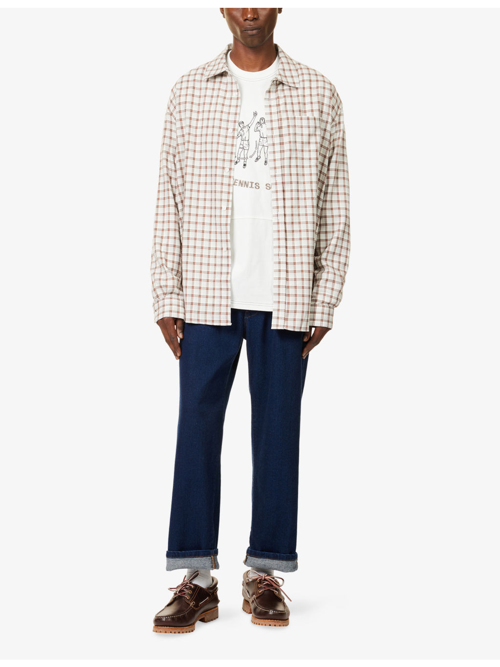 Checked Long-Sleeve Cotton Shirt - 2
