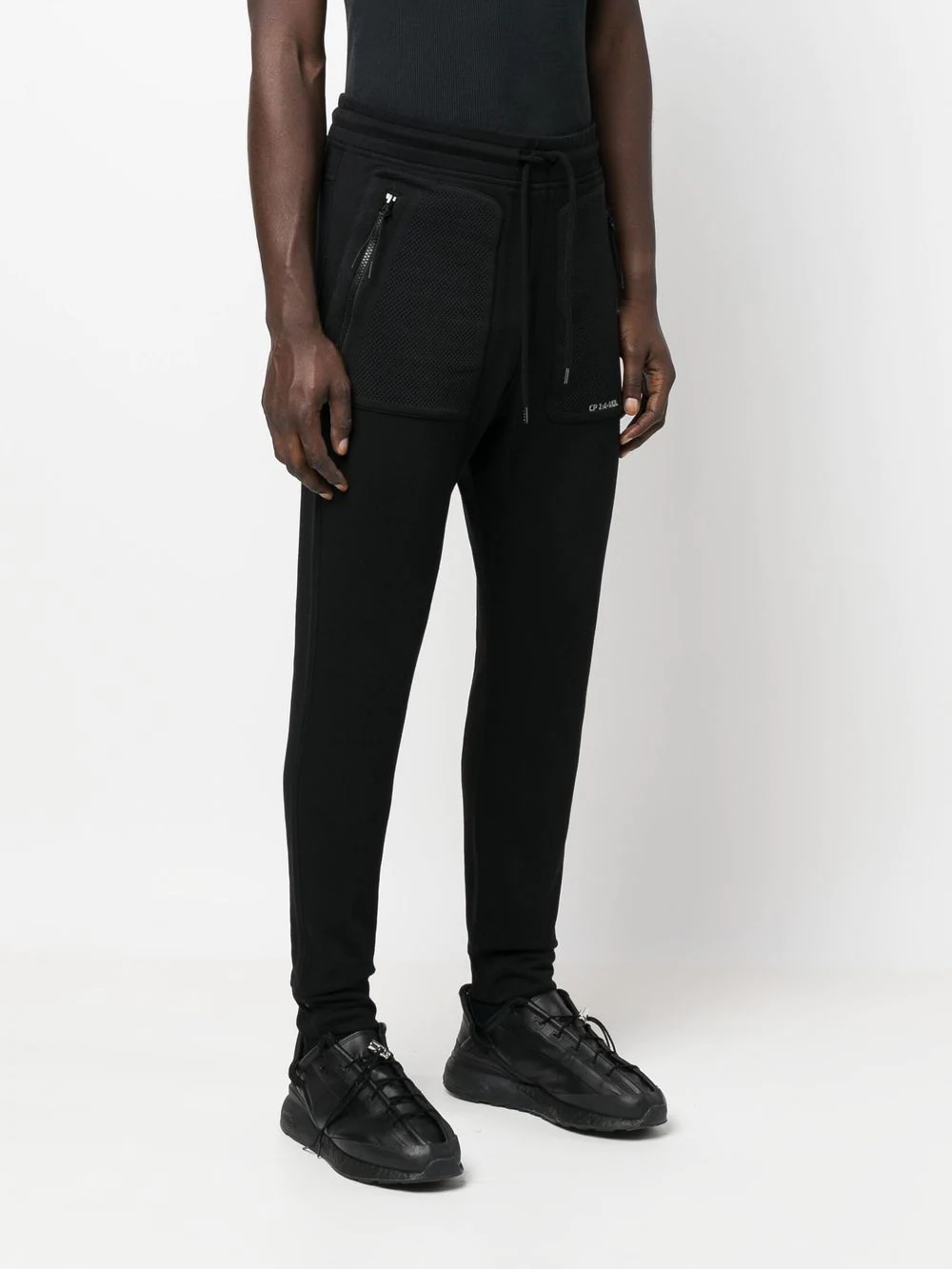 mesh-panel track pants - 3