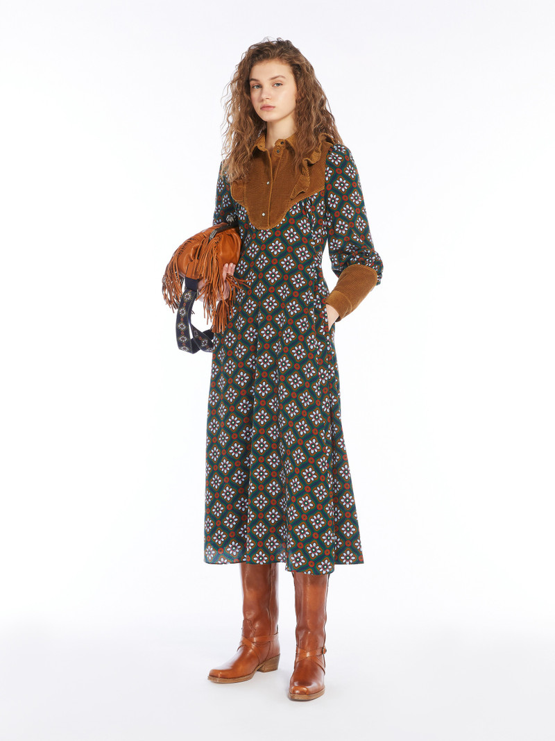 WEEKEND Max Mara PIANOSA Long silk crepe dress outlook