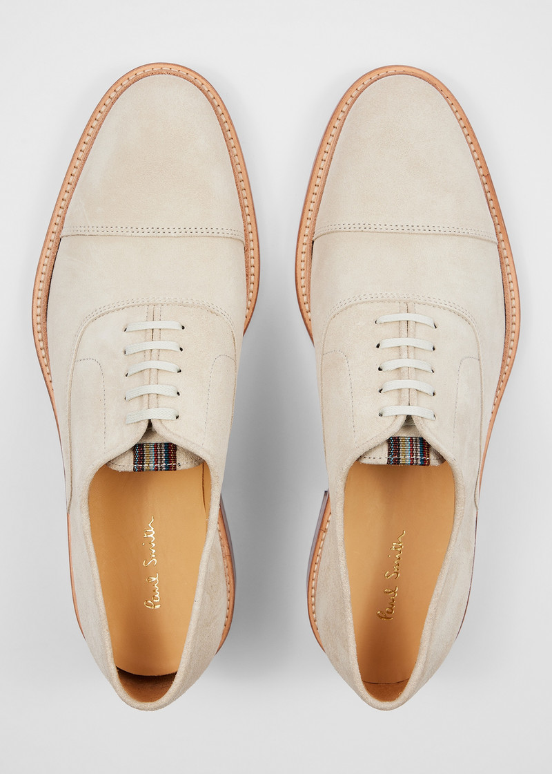 Ecru Suede 'Balthazar' Shoes 3