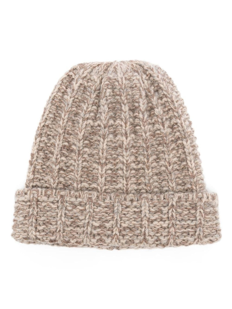 Maison Margiela four-stitch logo beanie outlook