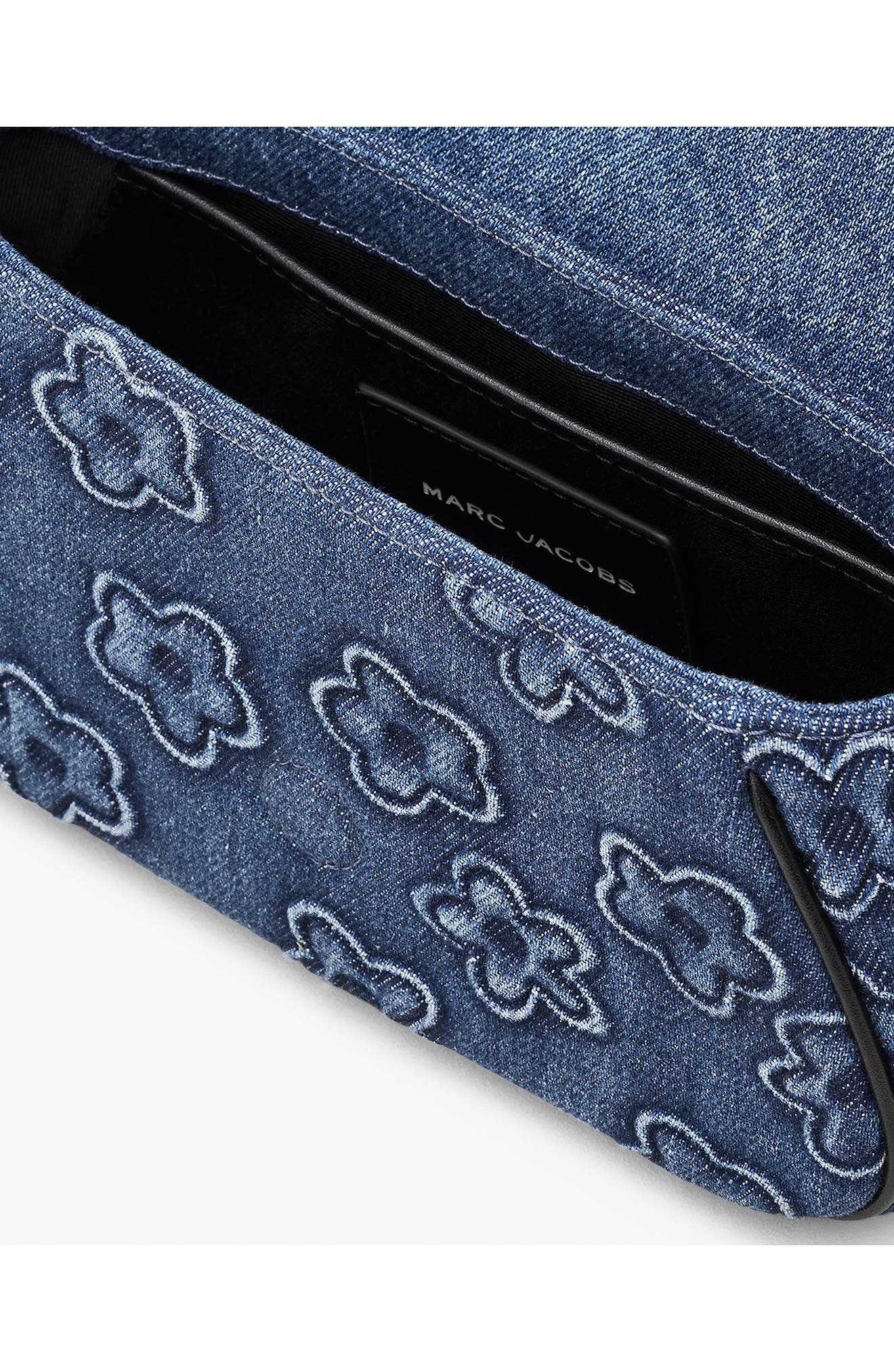 Marc Jacobs The Puffy Daisy Denim Clover Shoulder Bag in Medium Wash Indigo at Nordstrom - 7