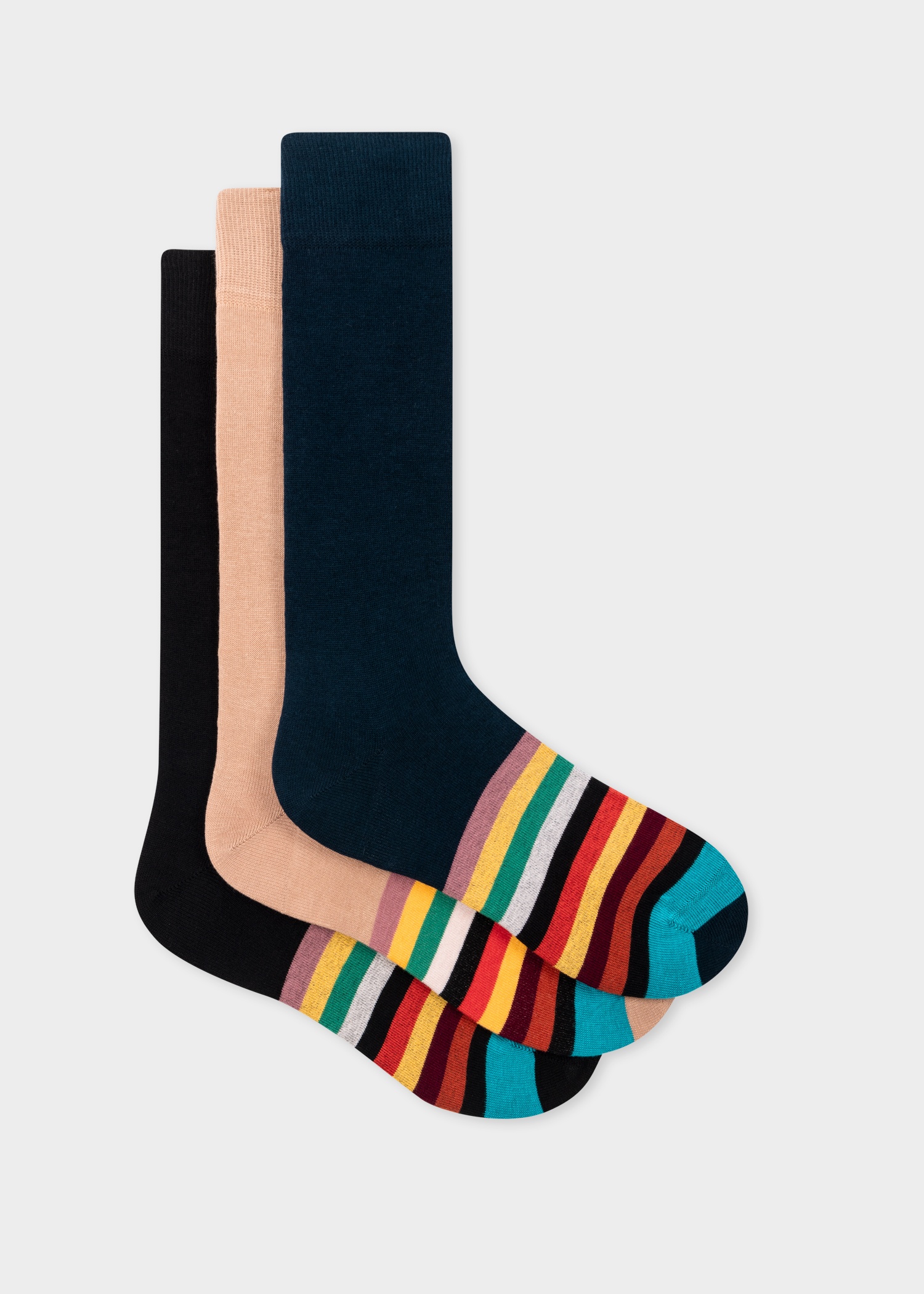 Stripe Tipping Socks Three Pack - 1