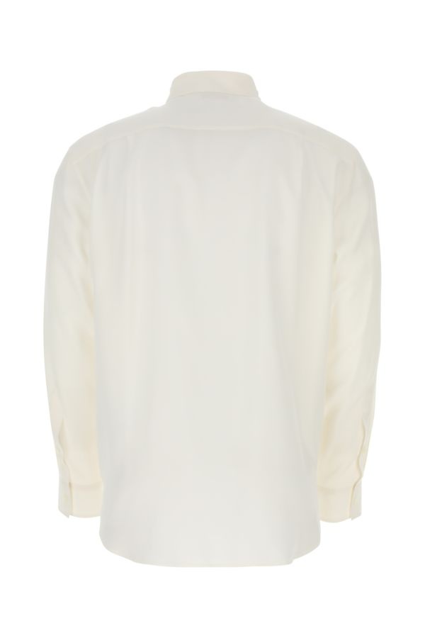 Ivory silk shirt - 3