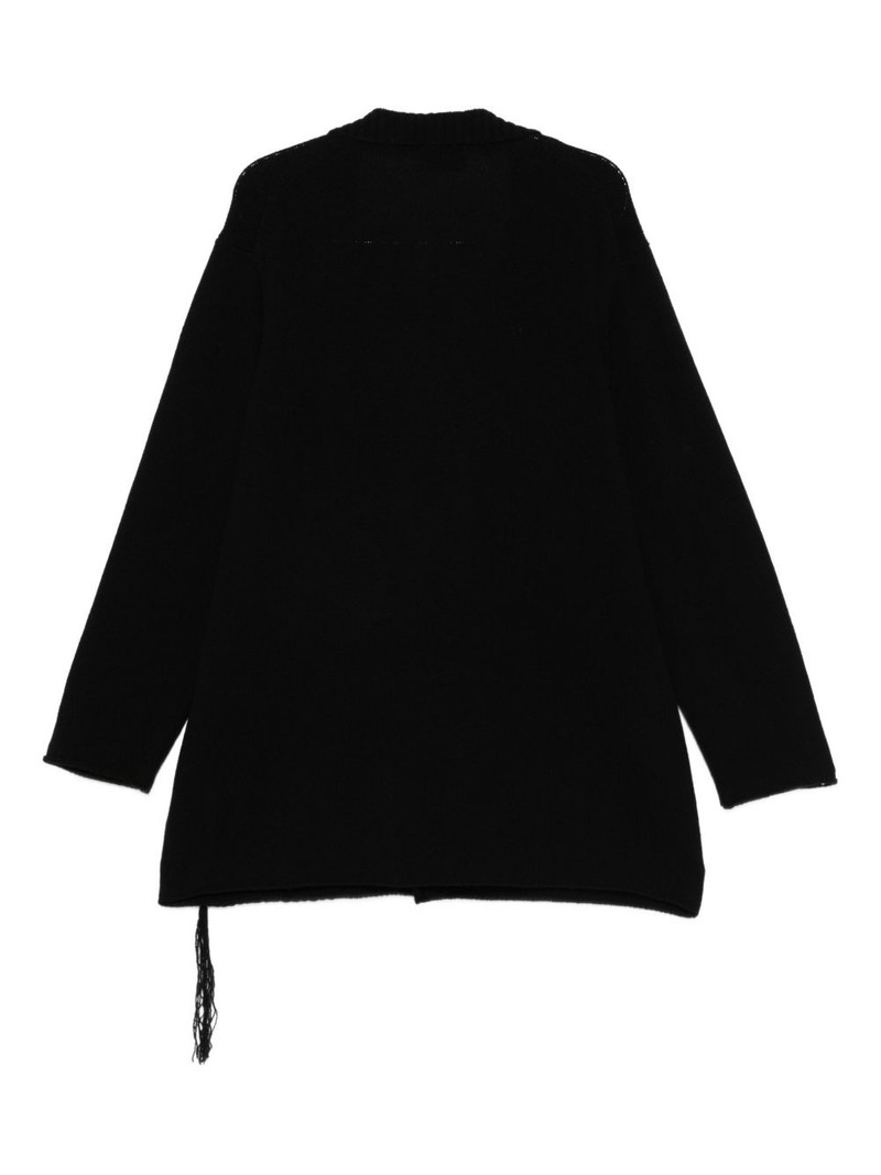 Yohji Yamamoto wool cardigan outlook